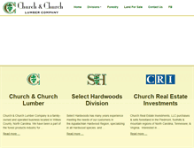 Tablet Screenshot of northcarolinalumber.com